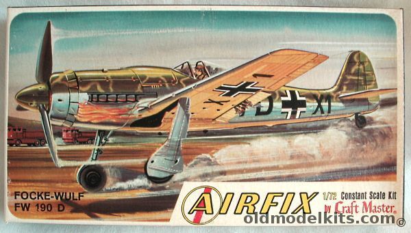 Airfix 1/72 Focke-Wulf FW-190D - Craftmaster Issue, 1223-50 plastic model kit